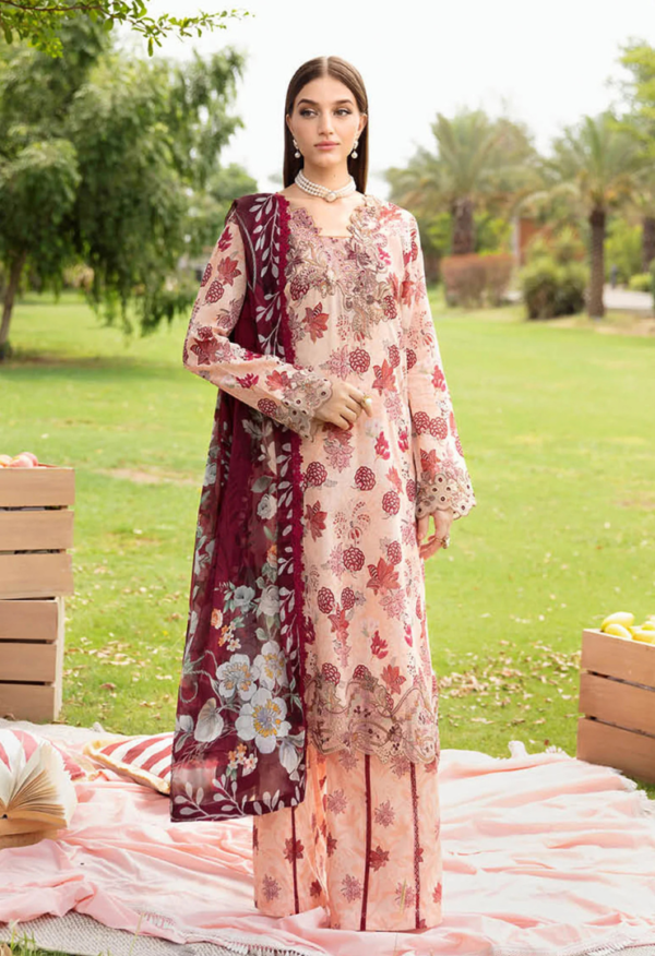 Rangrez By Ramsha Unstitched 3 Piece Luxury Lawn