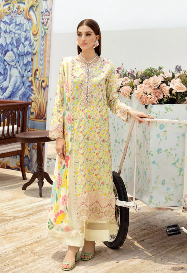 Rangrez By Ramsha Unstitched 3 Piece Luxury Lawn