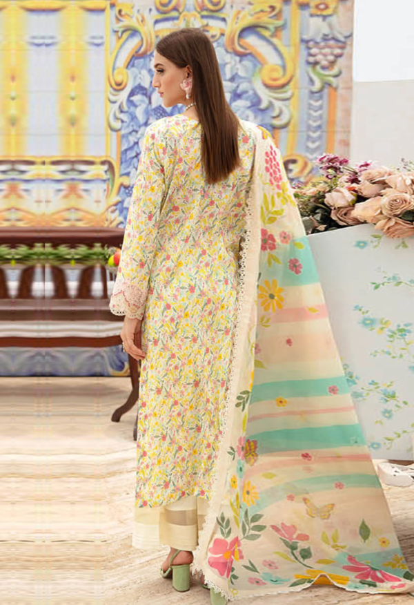 Rangrez By Ramsha Unstitched 3 Piece Luxury Lawn - Image 3