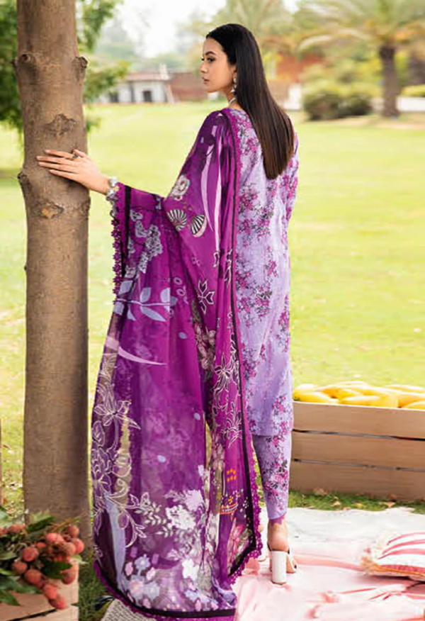 Rangrez By Ramsha Unstitched 3 Piece Luxury Lawn - Image 4