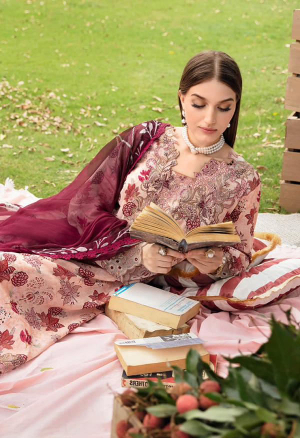 Rangrez By Ramsha Unstitched 3 Piece Luxury Lawn - Image 2