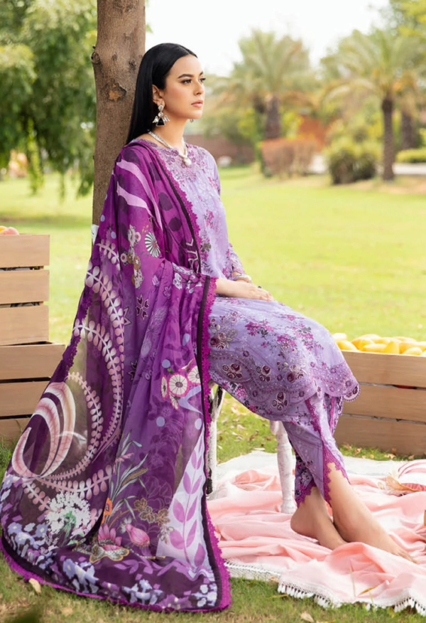 Rangrez By Ramsha Unstitched 3 Piece Luxury Lawn - Image 6