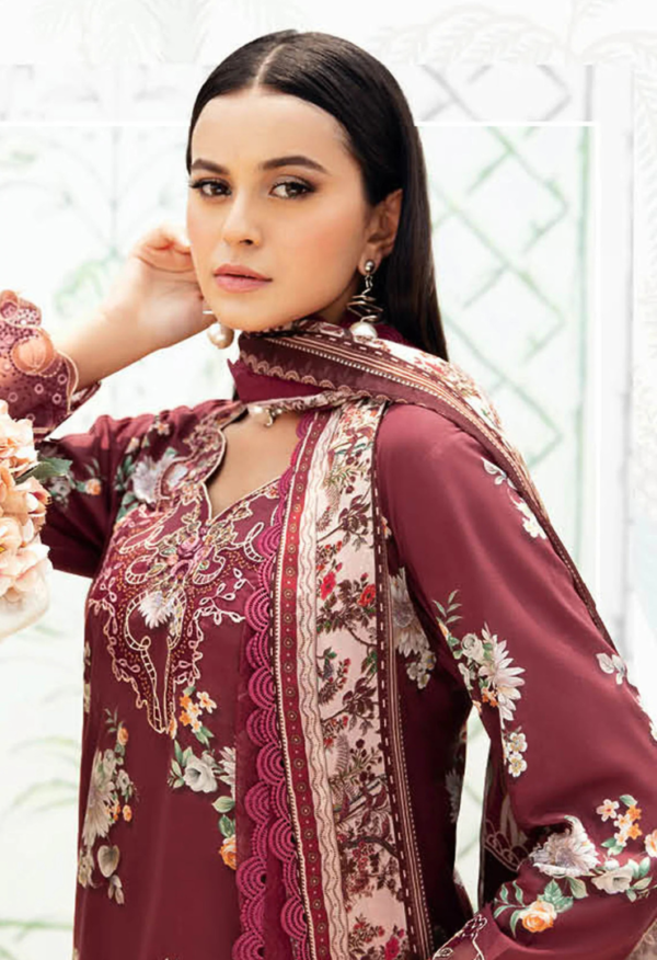 Rangrez By Ramsha Unstitched 3 Piece Luxury Lawn - Image 5