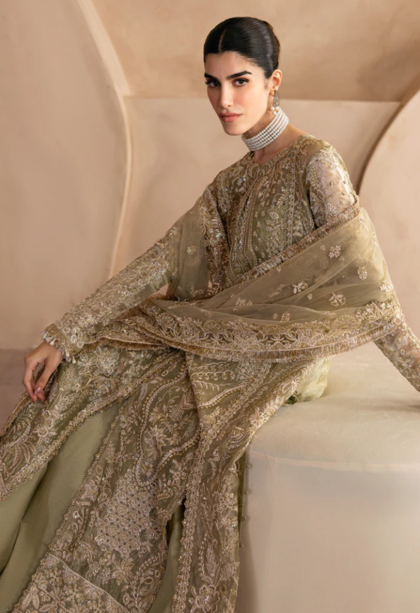 Clay & Coture by Emaan Adeel Unstitched 3 Piece Luxury Formals - Image 4