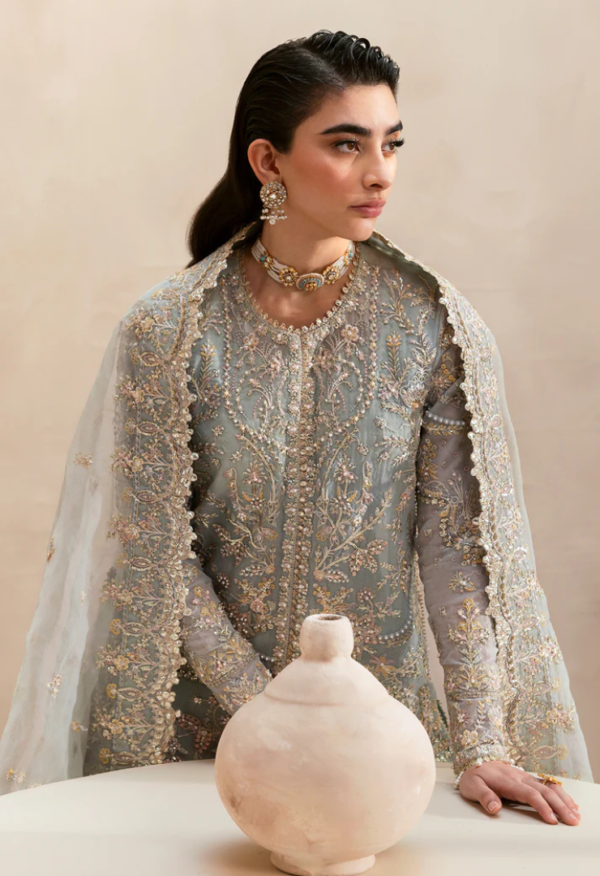 Clay & Coture by Emaan Adeel Unstitched 3 Piece Luxury Formals - Image 5