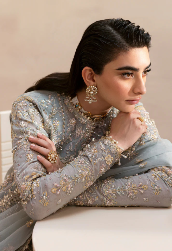 Clay & Coture by Emaan Adeel Unstitched 3 Piece Luxury Formals - Image 3