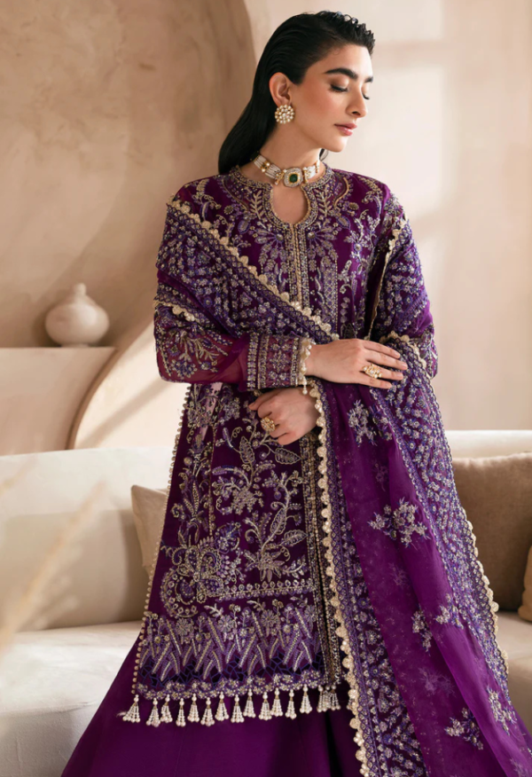 Clay & Coture by Emaan Adeel Unstitched 3 Piece Luxury Formals - Image 3